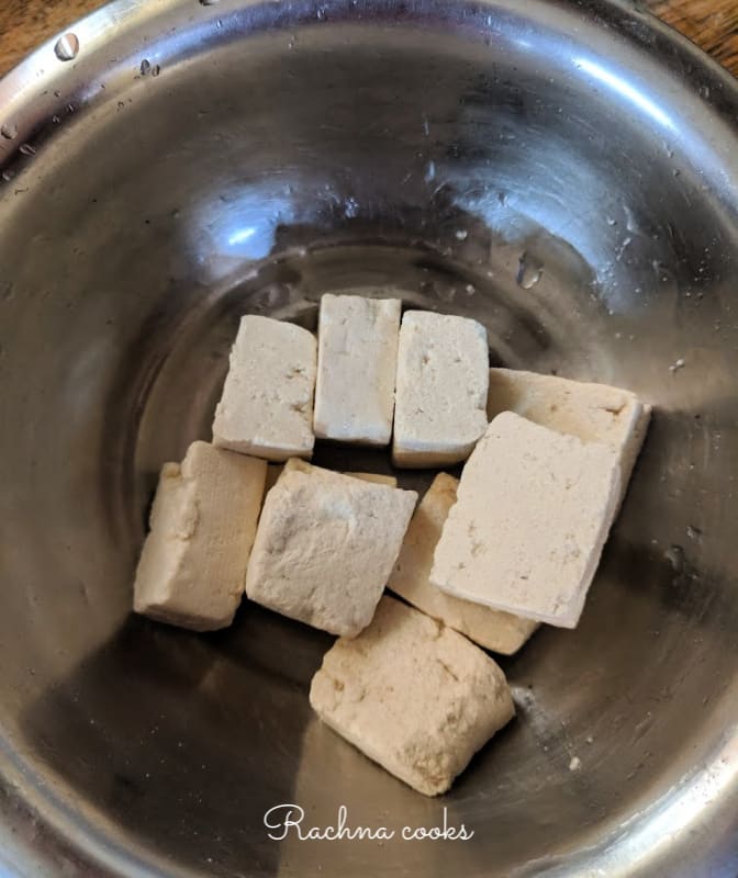 Receta fácil de tofu tandoori vegano (receta paso a paso)