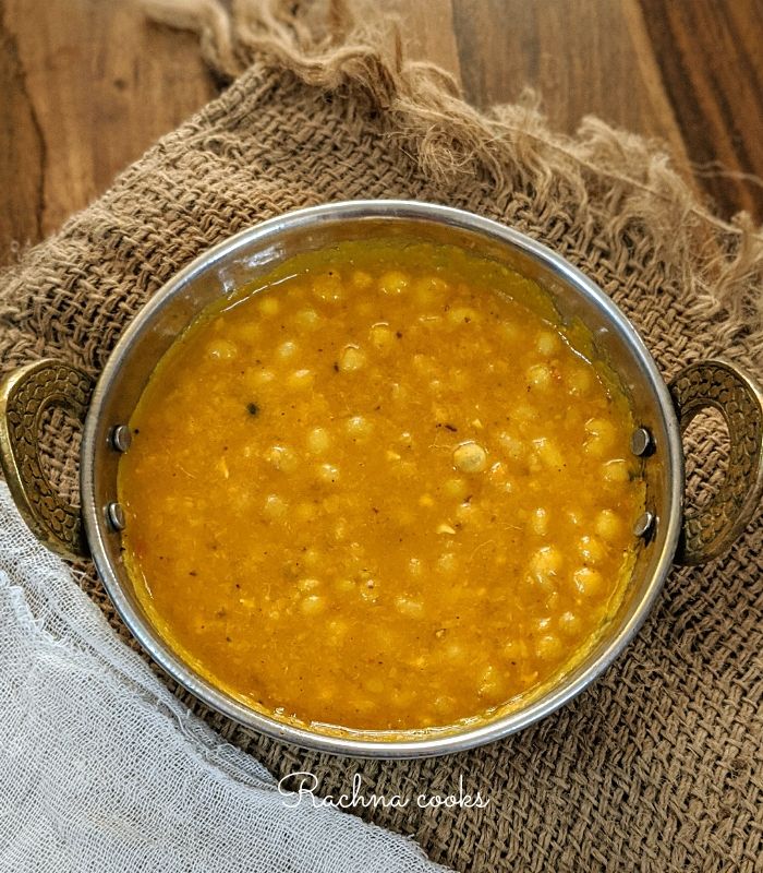 Receta ragda | Curry de guisantes secos | Sookhi Matar ki Sabzi (Receta paso a paso)