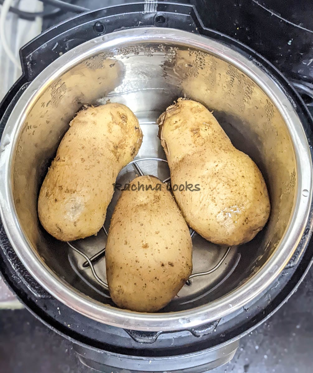 Puré de patatas de la freidora de aire caliente