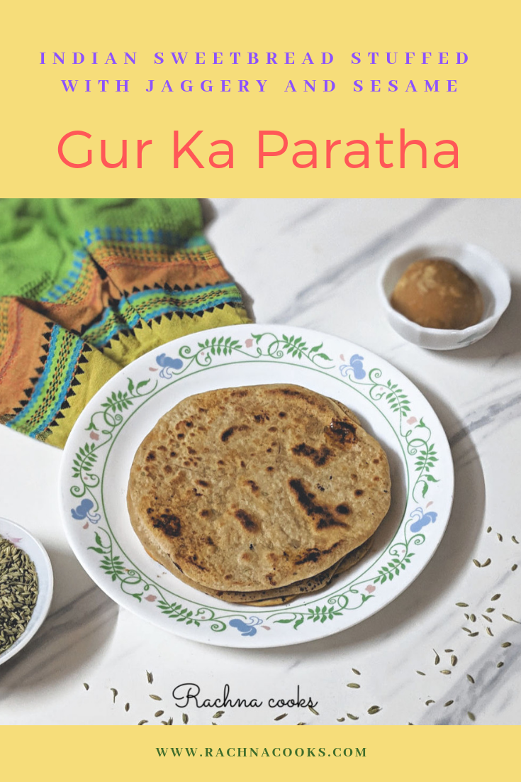 Hasta aur Gur ka Paratha | Cómo hacer azúcar moreno paratha