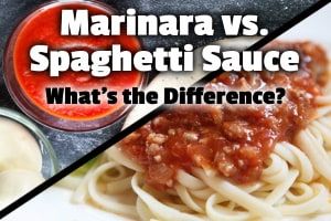¿Cuál es la diferencia entre salsa marinara y espagueti?