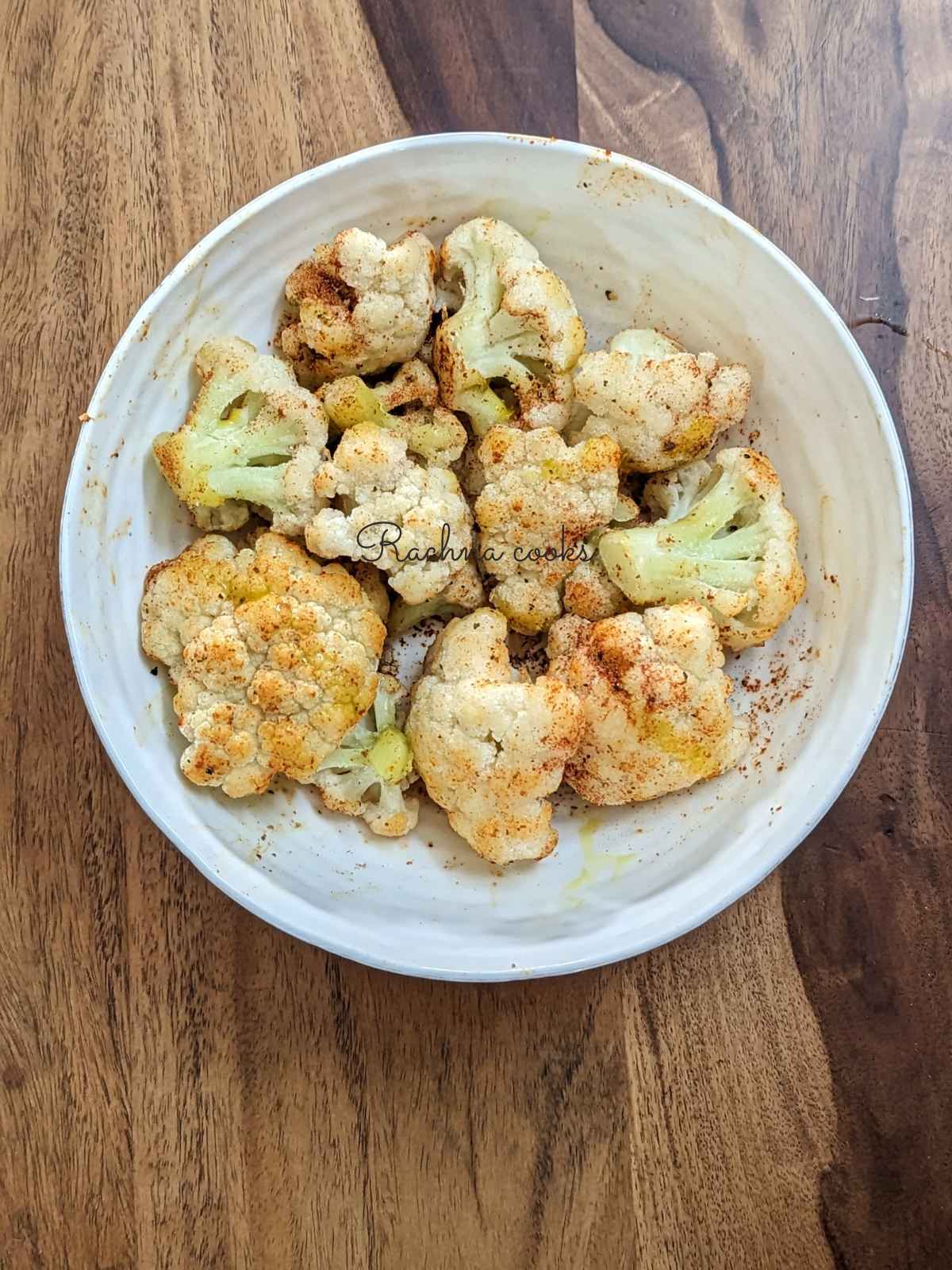 Coliflor congelada Air Fryer