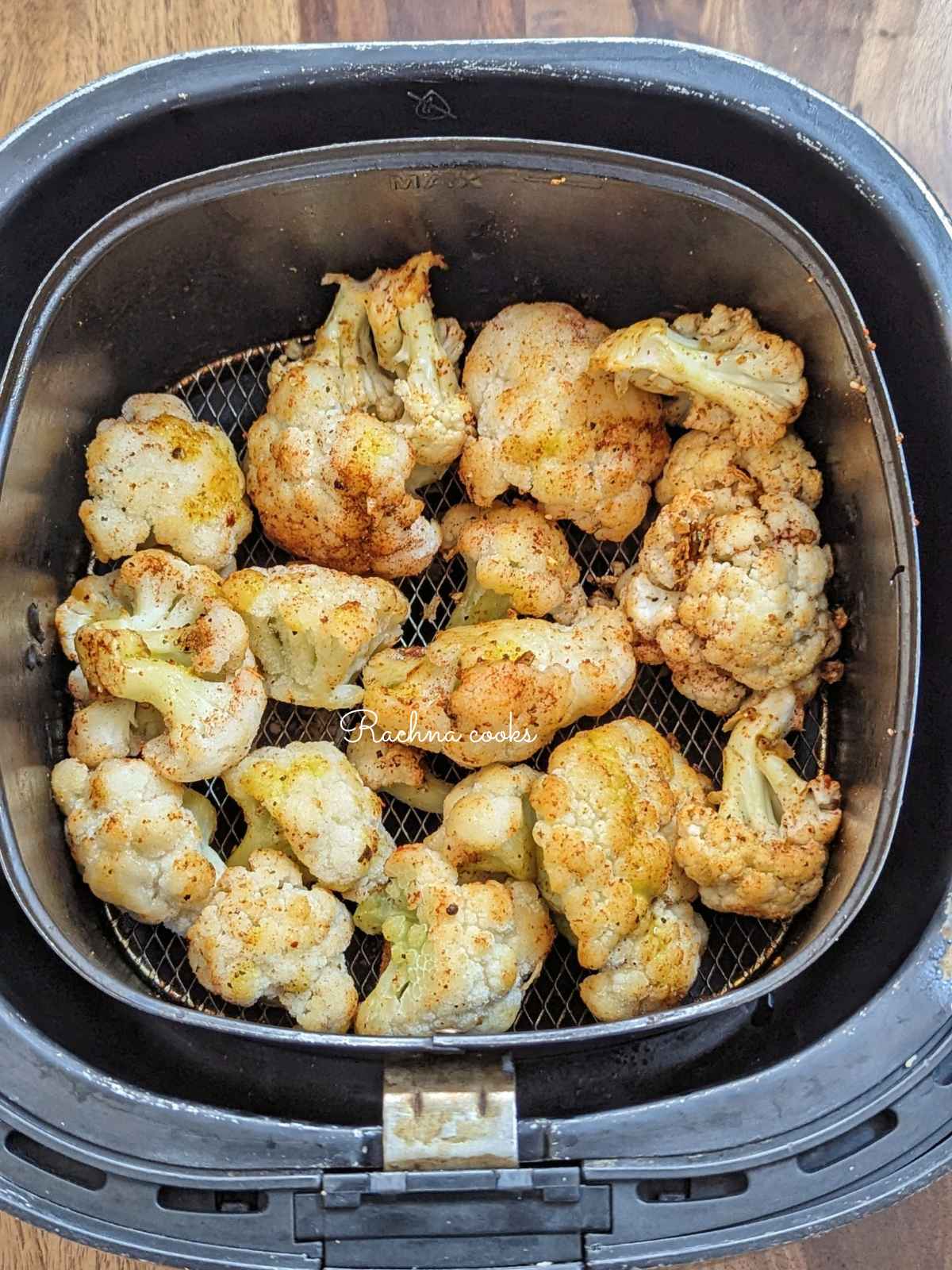 Coliflor congelada Air Fryer