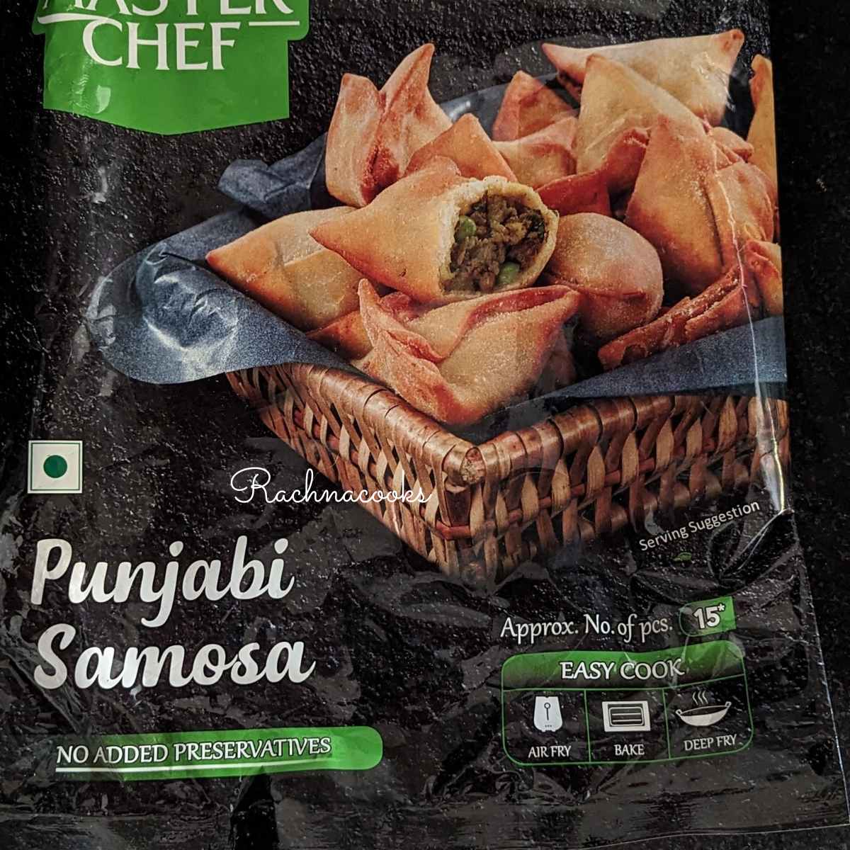Freidora de aire Samosa congelada