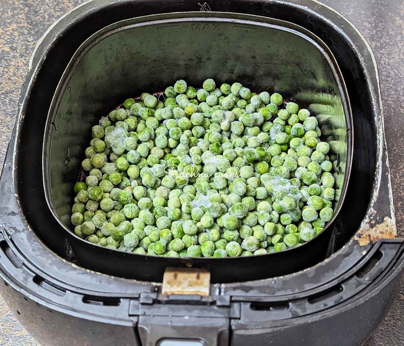Guisantes de la freidora