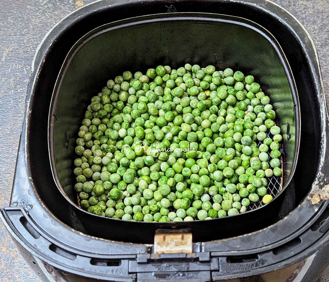 Guisantes de la freidora