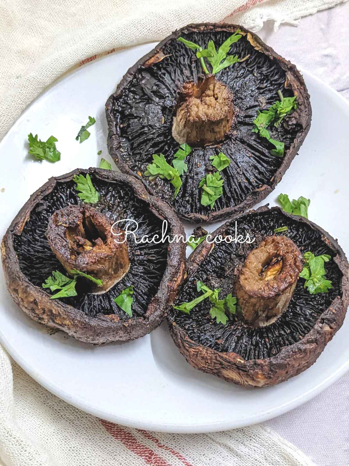Champiñones Portobello Air Fryer