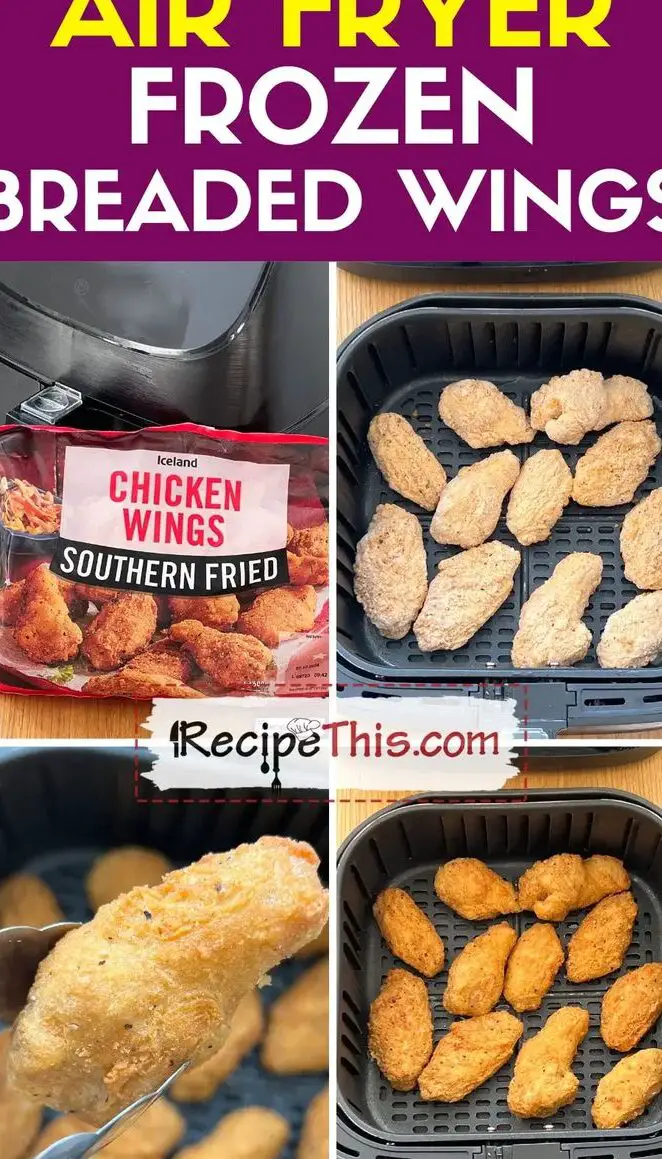 Alitas de pollo congeladas Air Fryer