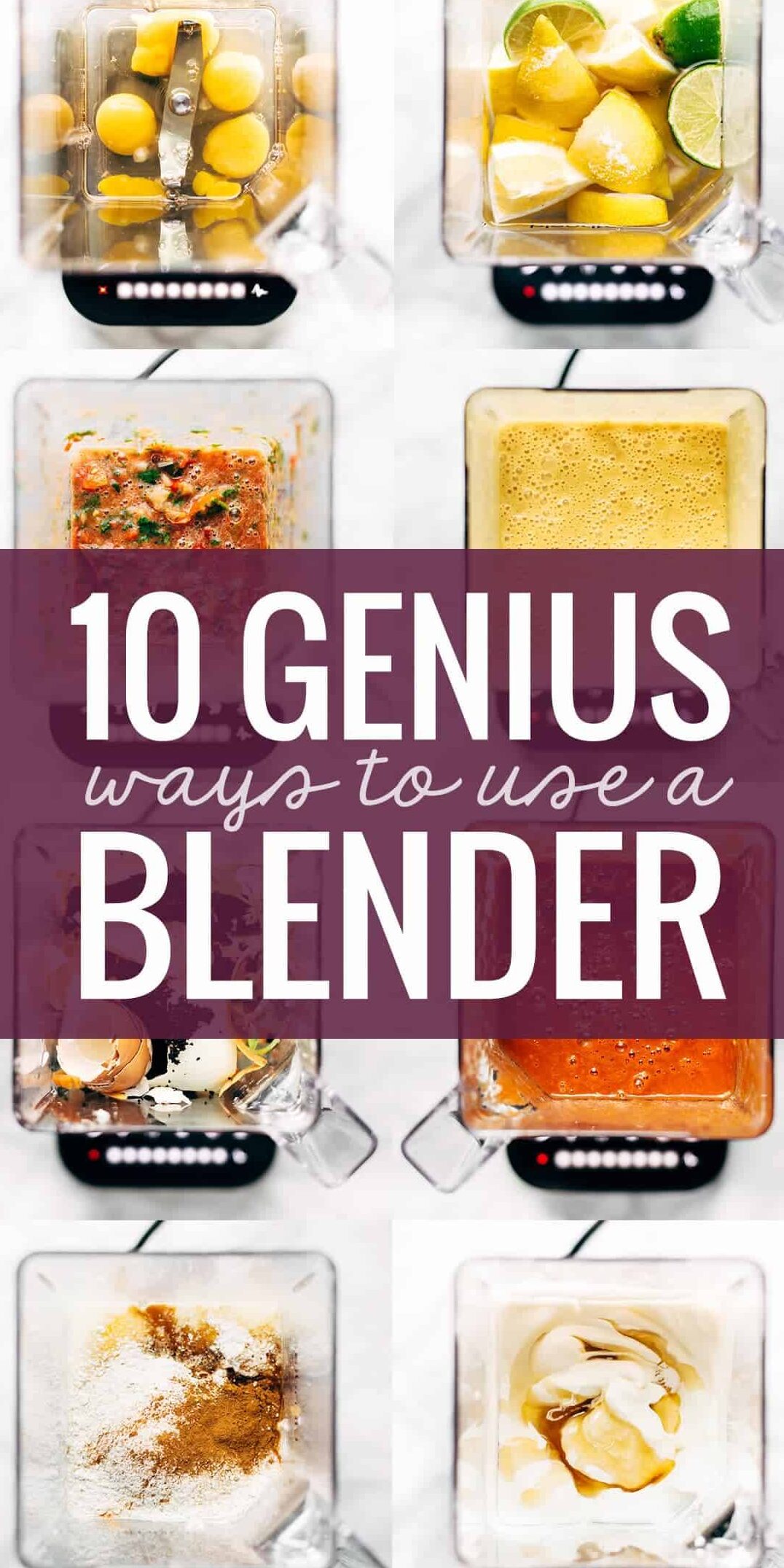 10 maneras simplemente geniales de usar una licuadora - Pinch of Yum