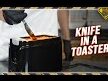 No claves cuchillos en las tostadoras - YouTube