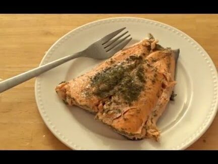 ¡Cómo cocinar pescado (salmón) en el MICROONDAS!