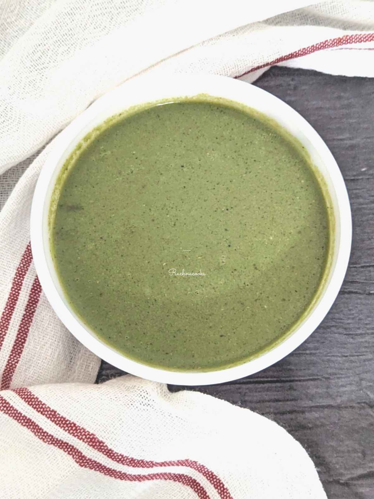 salsa de menta india