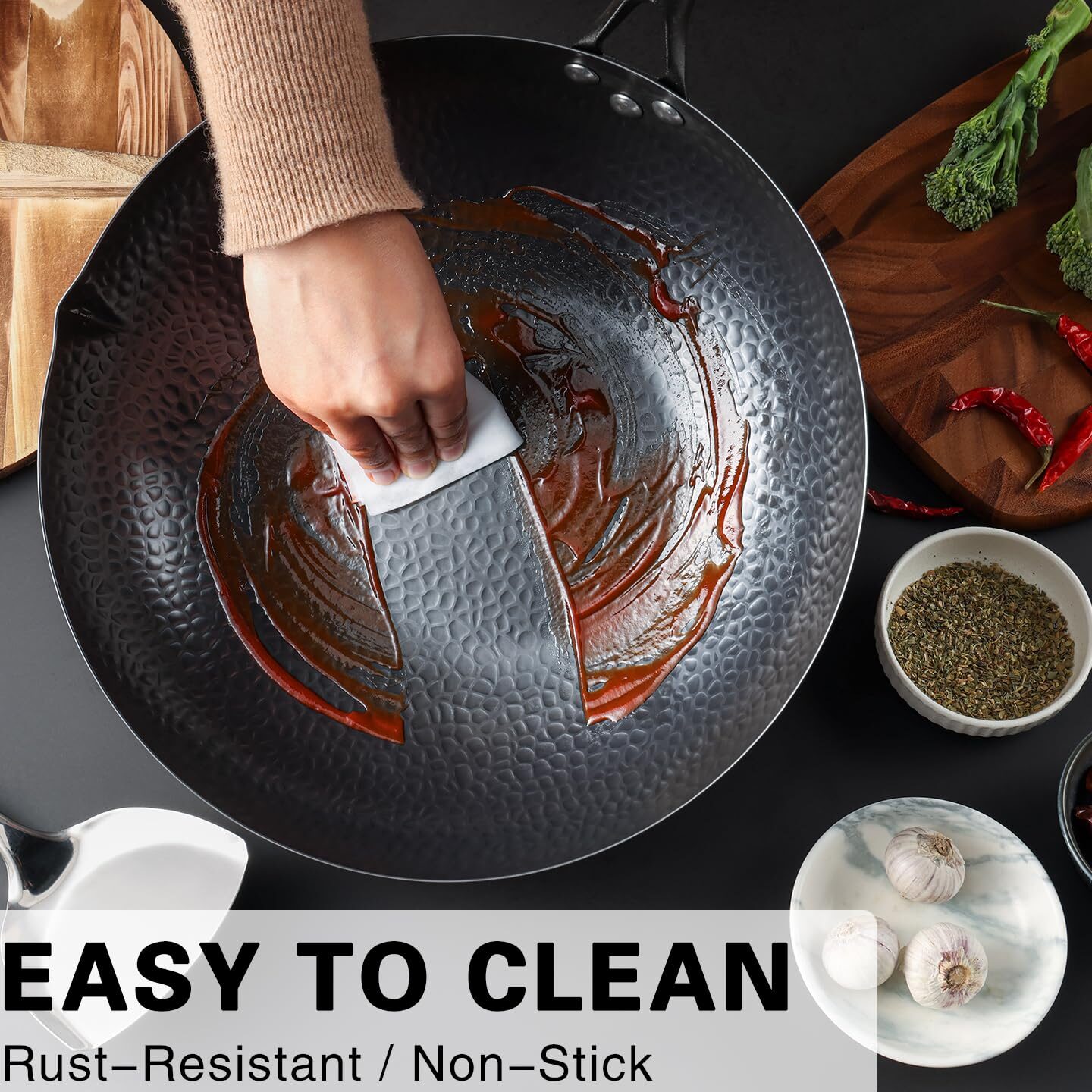 Condimentar un wok de acero al carbono - Aula de Cocineros Caseros