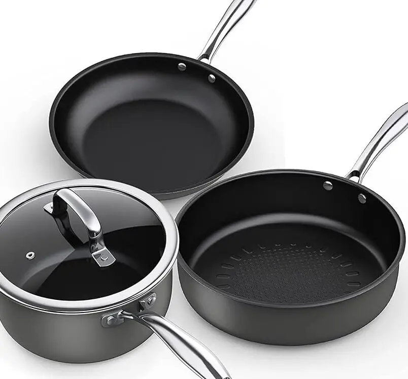 Amazon.com: Ollas y sartenes de inducción, Ollas y sartenes de acero inoxidable ...
